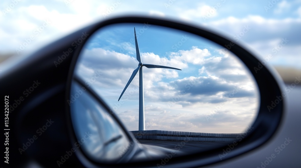 Fototapeta premium wind turbine and sky