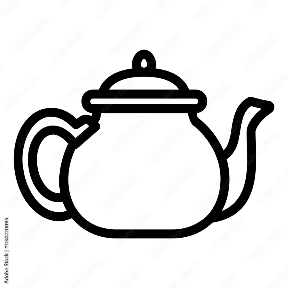 Obraz premium teapot Line Icon