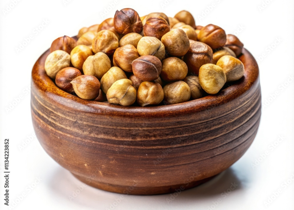 Golden roasted hazelnuts, perfectly nestled in a rustic clay pot, captured in high-resolution detail. Golden roasted hazelnuts, perfectly nestled in a rustic clay pot, captured in high-resolution detail.