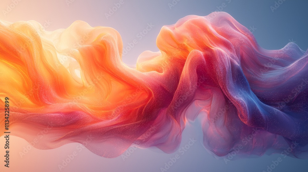 Obraz premium Abstract swirl of red and purple clouds