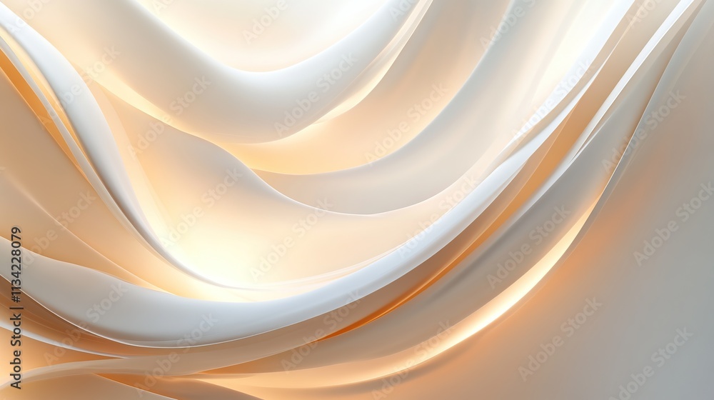 Fototapeta premium Abstract Wave Texture Swirl Design Illustration