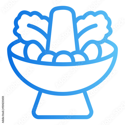 hot pot Gradient icon