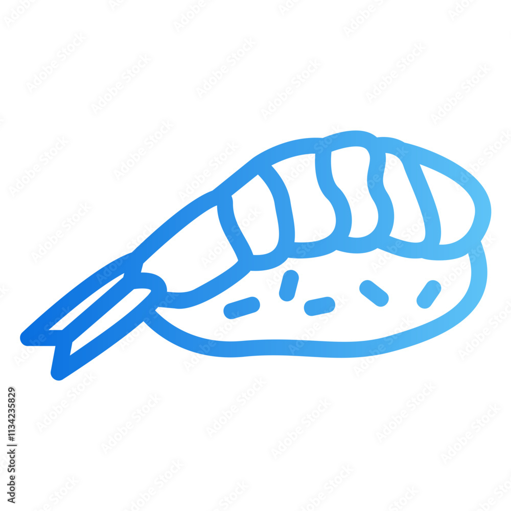 sushi Gradient icon sushi Gradient icon