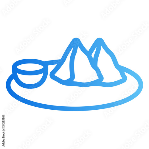 samosa Gradient icon