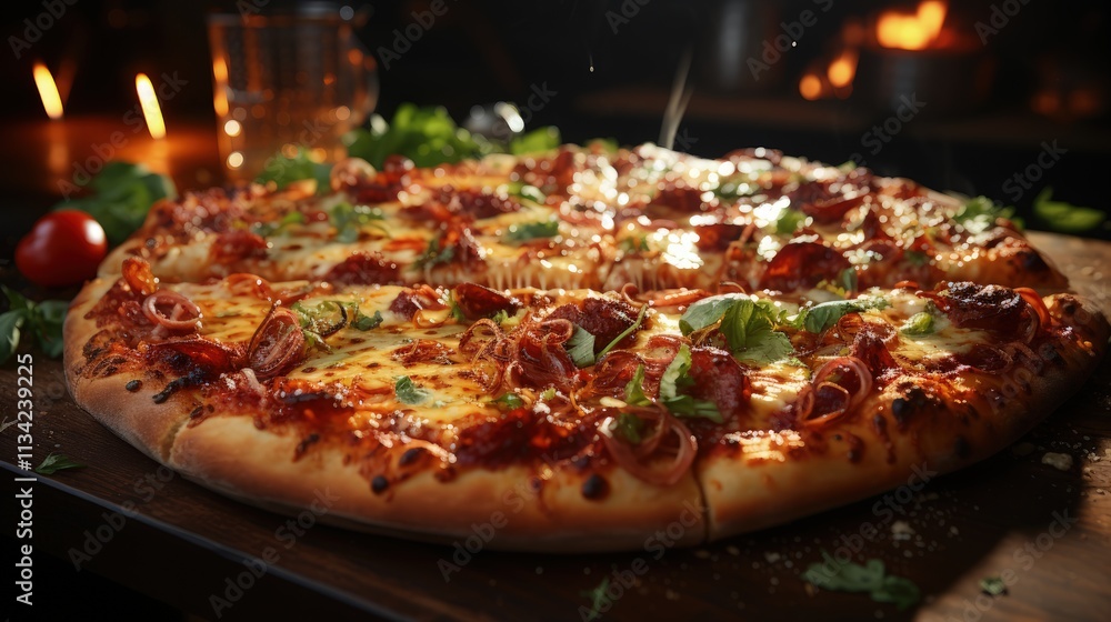 Pizza Slice Vector Art Featuring Crispy Crust and Fresh Ingredients Pizza Slice Vector Art Featuring Crispy Crust and Fresh Ingredients
