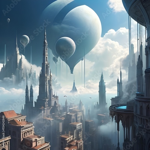 futuristic city 