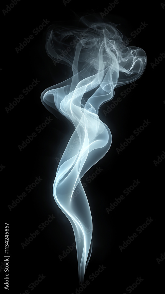Elegant Flowing Smoke in High Definition Elegant Flowing Smoke in High Definition