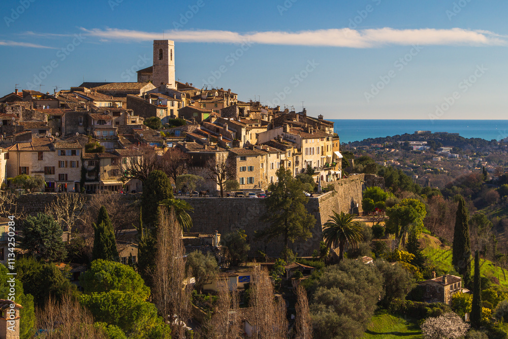 Obraz premium In the historic centre of Saint-Paul-de Vence