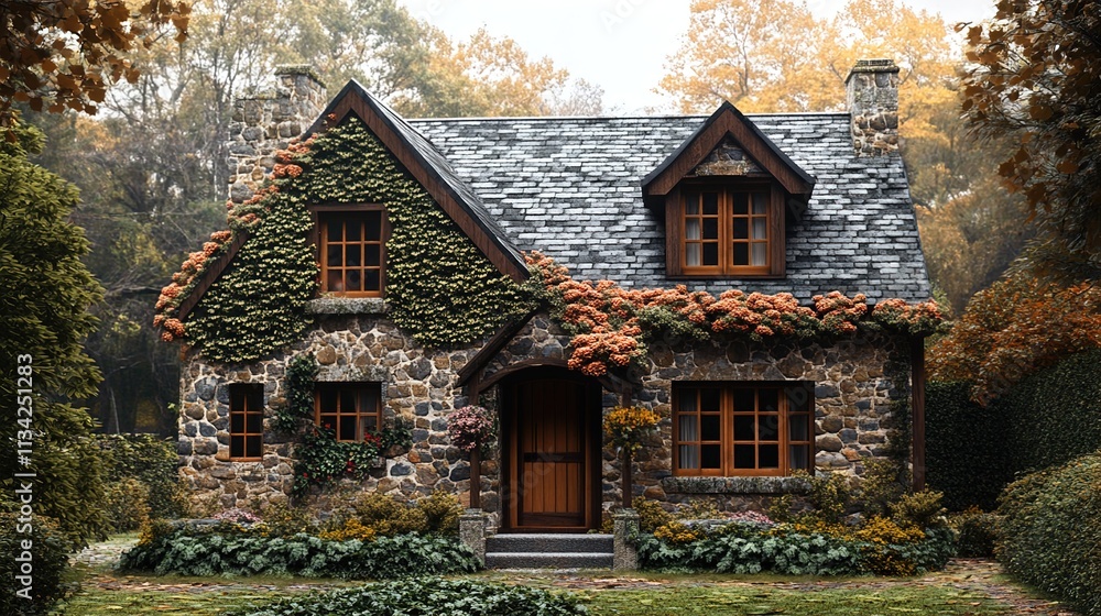 Fototapeta premium old house in the woods