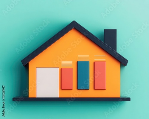 Graphic showing beforeandafter energy efficiency metrics postbattery replacement, vibrant and modern photo