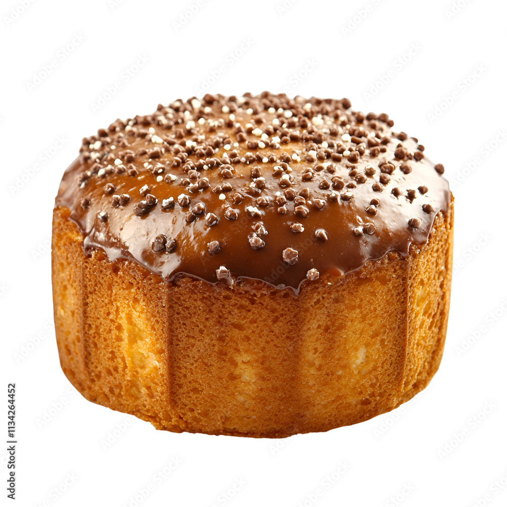 Chocolate Glazed Cake with Sprinkles Chocolate Glazed Cake with Sprinkles