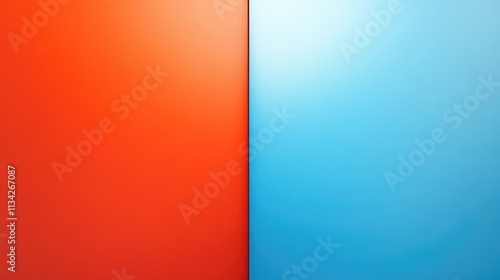 two color background with versus concept.