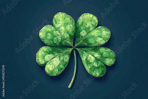 Green clover leaf nature abstract background. Beautiful shamrock, St.Patrick`s day holiday symbol concept. photo