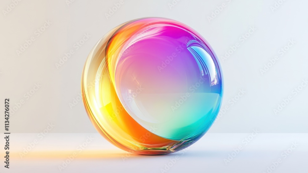 Obraz premium Set of realistic colorful soap bubbles on white background,Soap bubbles for vector illustrations,3d pink soap ball. Realistic rainbow water bubble,Pink soap bubbles float,copy space.