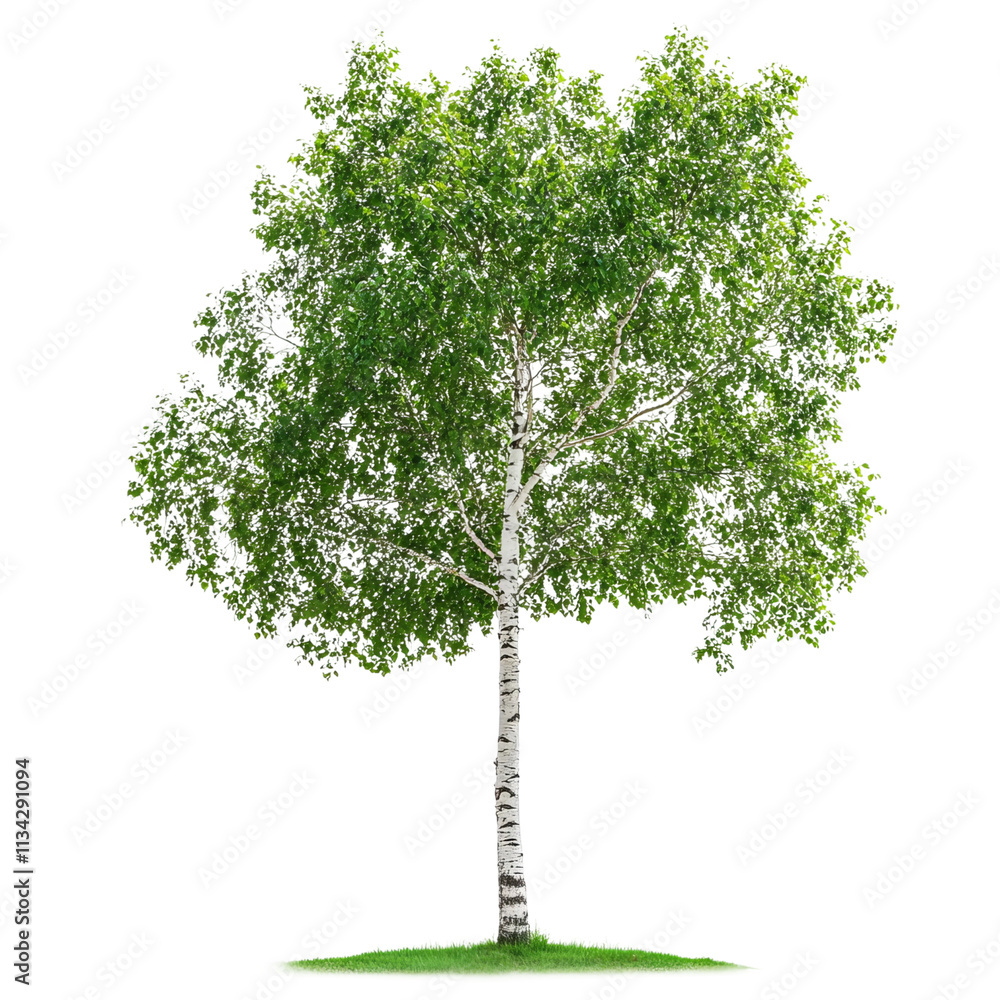 Naklejka premium tree isolated on white background