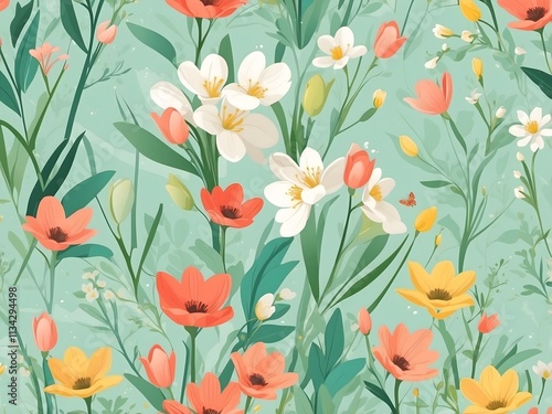 Wallpaper Mural spring background Torontodigital.ca