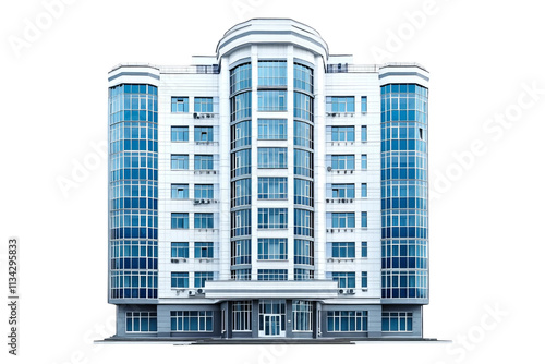 Wallpaper Mural A business center on white background Torontodigital.ca