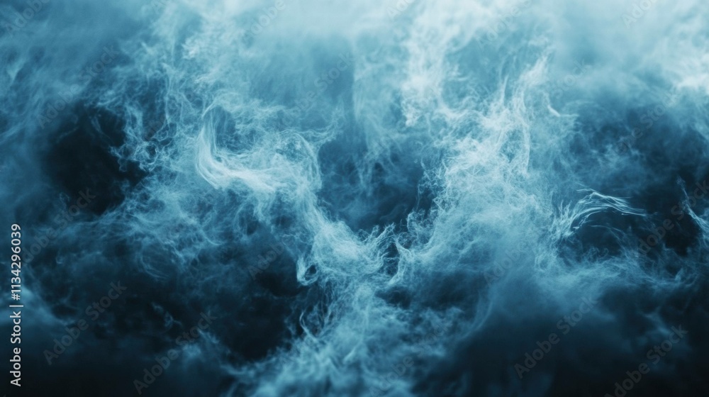 Ocean Waves Breaking on Shore with Mist Effect on Ultraviolet Background Ocean Waves Breaking on Shore with Mist Effect on Ultraviolet Background
