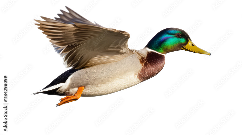 Obraz premium Mallard bird fly