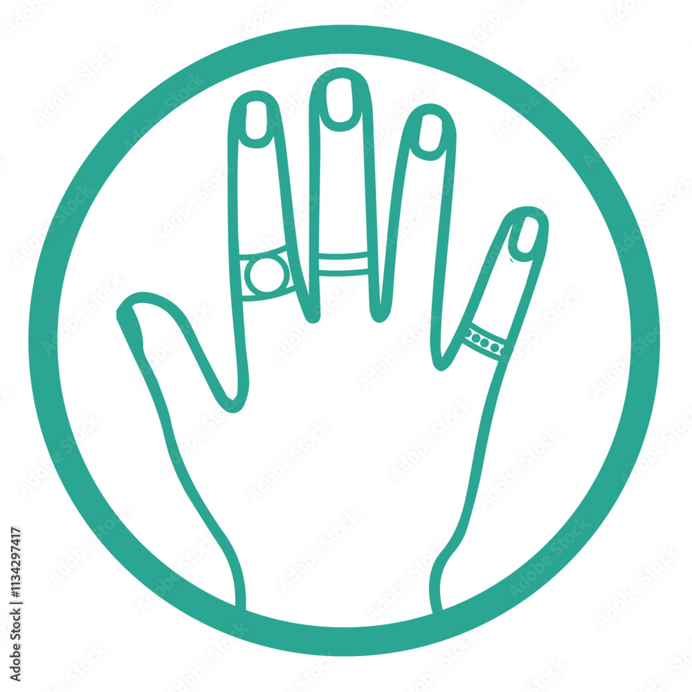 Obraz premium handrings