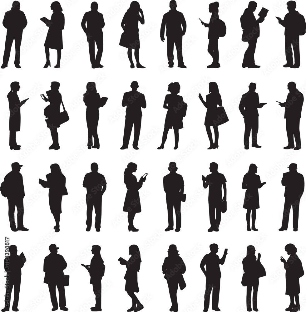 Illustration of business black people Illustration of business black people