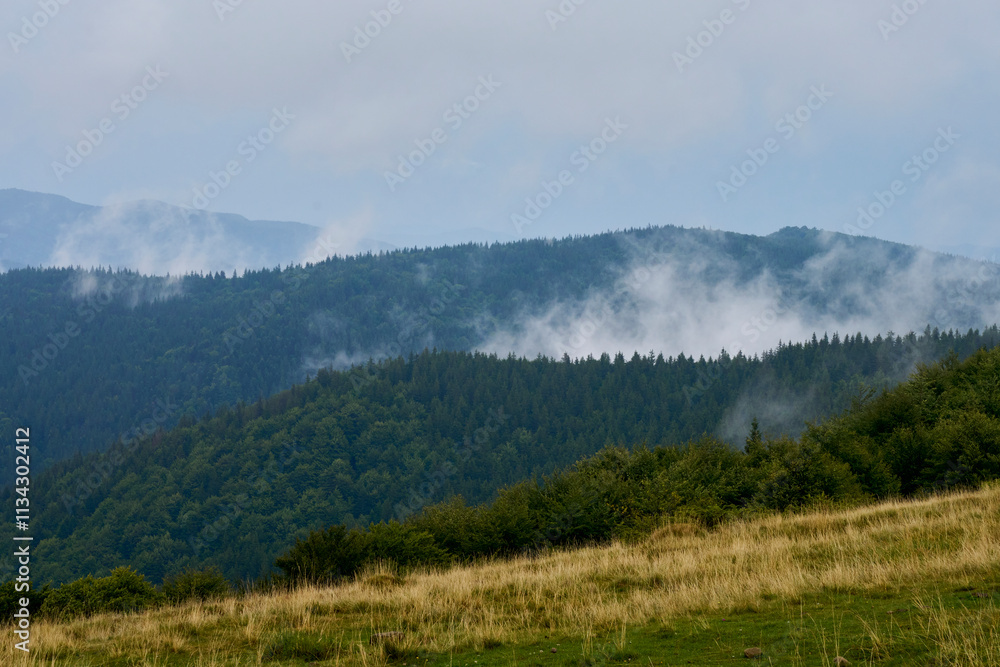 Fototapeta premium Carpathian Mountain Range, Romania