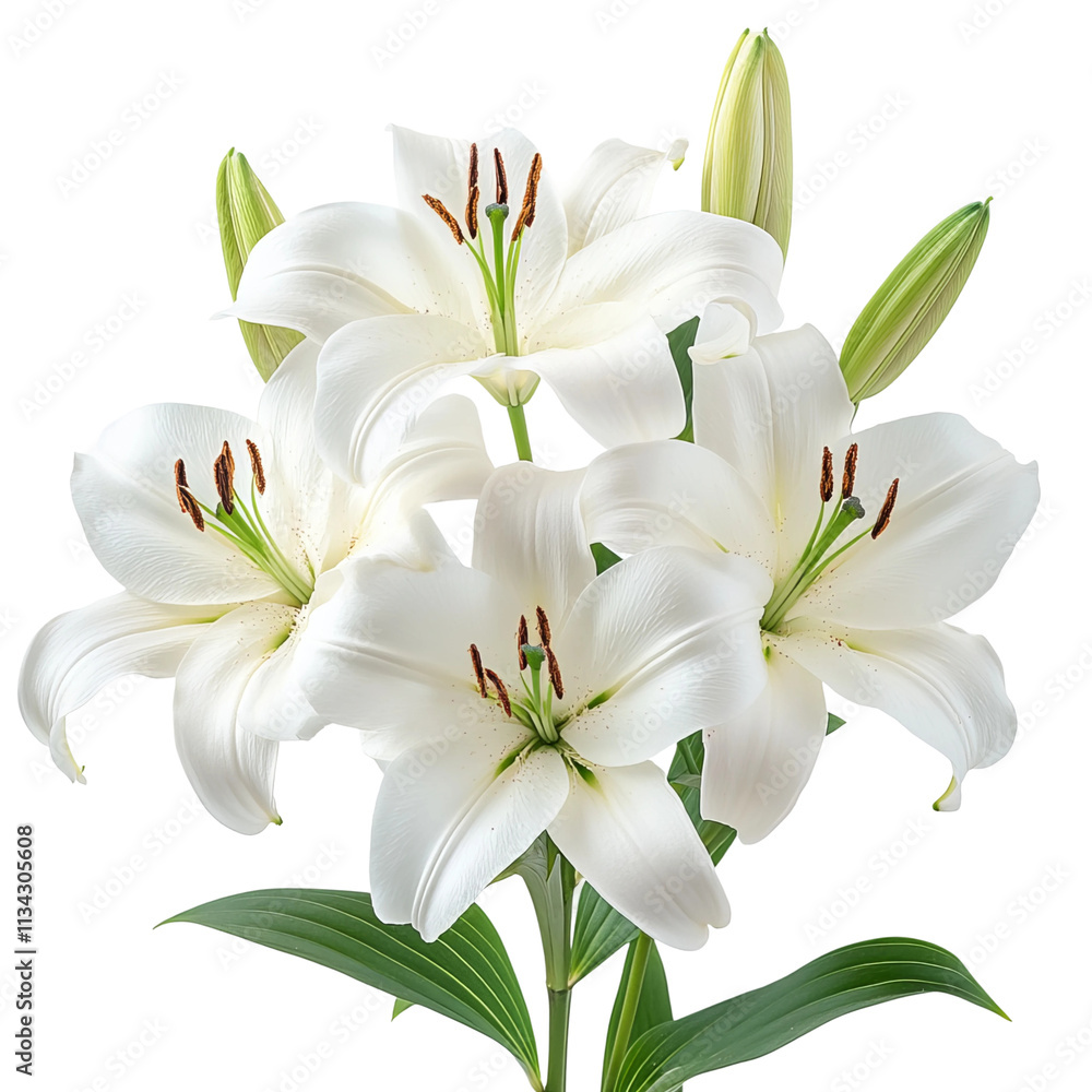 white lilies with a white background white lilies with a white background