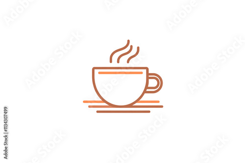 a coffee cup with smoke