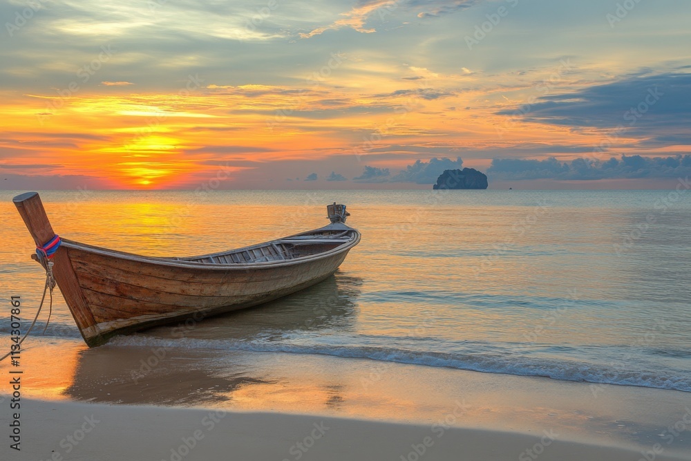 Santa Maria beach in Sal Cape Verde - Cabo Verde. Beautiful simple AI generated image Santa Maria beach in Sal Cape Verde - Cabo Verde. Beautiful simple AI generated image
