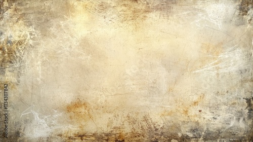 Obraz na płótnie Vintage light distressed old photo dust, smudges, scratches, hairs and film grain background texture w salonie