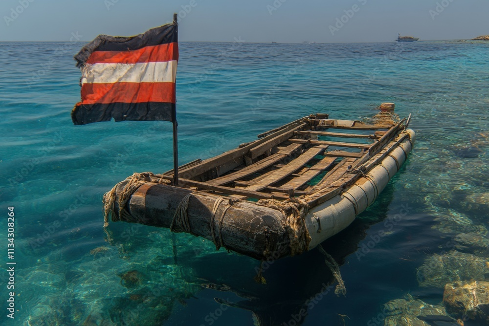 Obraz premium Beaches of Brazil - Maracajau RN. Beautiful simple AI generated image