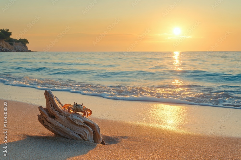 Santa Maria beach in Sal Cape Verde - Cabo Verde. Beautiful simple AI generated image Santa Maria beach in Sal Cape Verde - Cabo Verde. Beautiful simple AI generated image