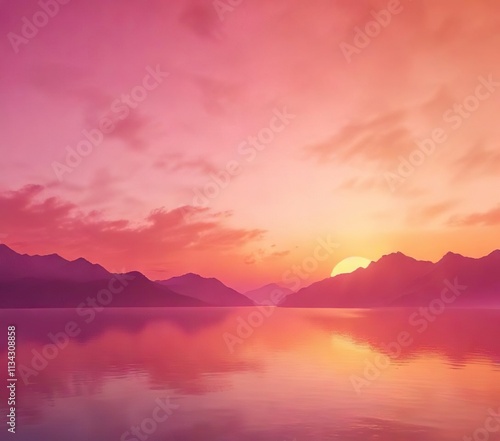 Gradient sunset background with pink to orange hues , #pinktoorange, background image