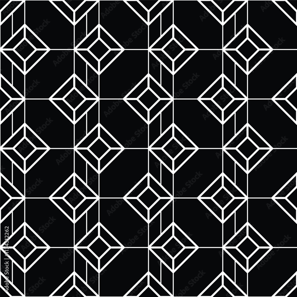 Abstract floral seamless pattern. Black and white ornament. Modern stylish texture. Vector background. Abstract floral seamless pattern. Black and white ornament. Modern stylish texture. Vector background.