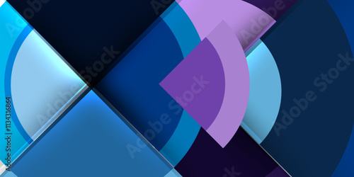 Target circle geometric abstract shapes. Vector Illustration For Wallpaper, Banner, Background, Card, Book Illustration, landing page