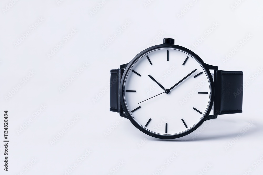 Elegant minimalistic watch design features a clean solid-color aesthetic for timeless appeal Elegant minimalistic watch design features a clean solid-color aesthetic for timeless appeal