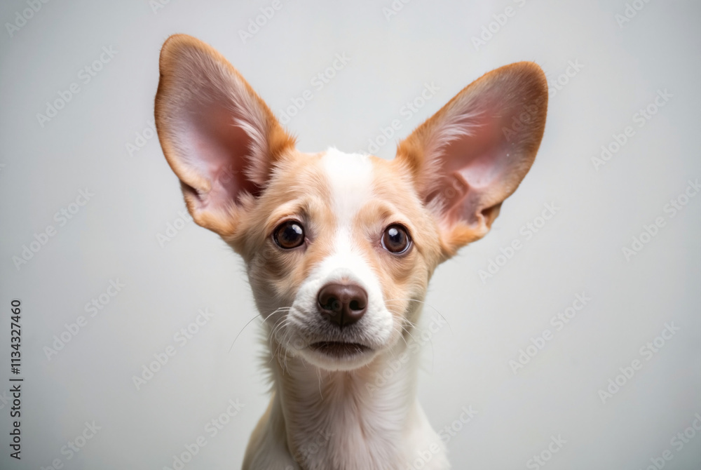 Close-up of a Chihuahua with large ears Close-up of a Chihuahua with large ears