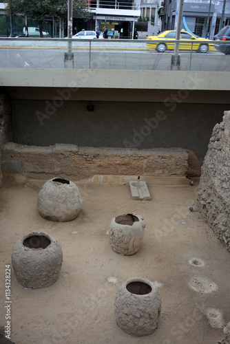 Archaelogical site - Amalias Avenue - Athens - Greece photo