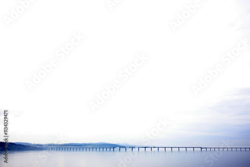 Tay rail bridge - Dundee city - Angus - Scotland - UK photo