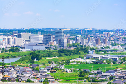 愛知県豊田市の町並み