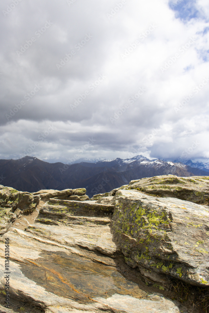 landscape with blue sky queenstown new zealand landscape with blue sky queenstown new zealand