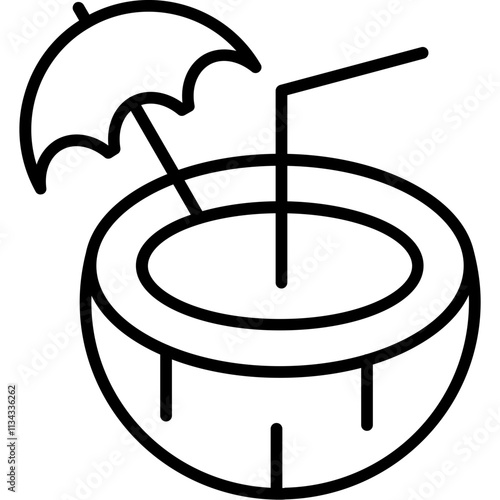 Coconut drink Icon