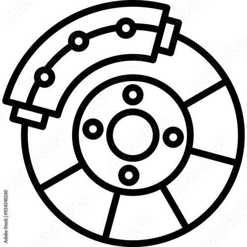 Brake Disc Icon