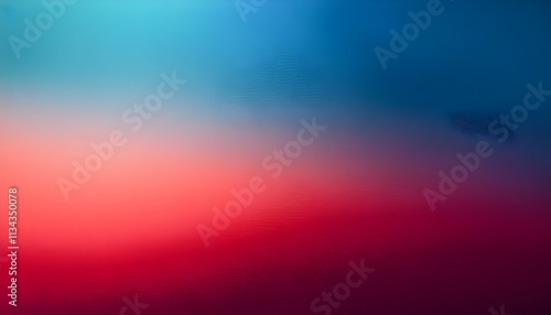 A grainy gradient background in teal red and blue tones, featuring a soft glowing noise text