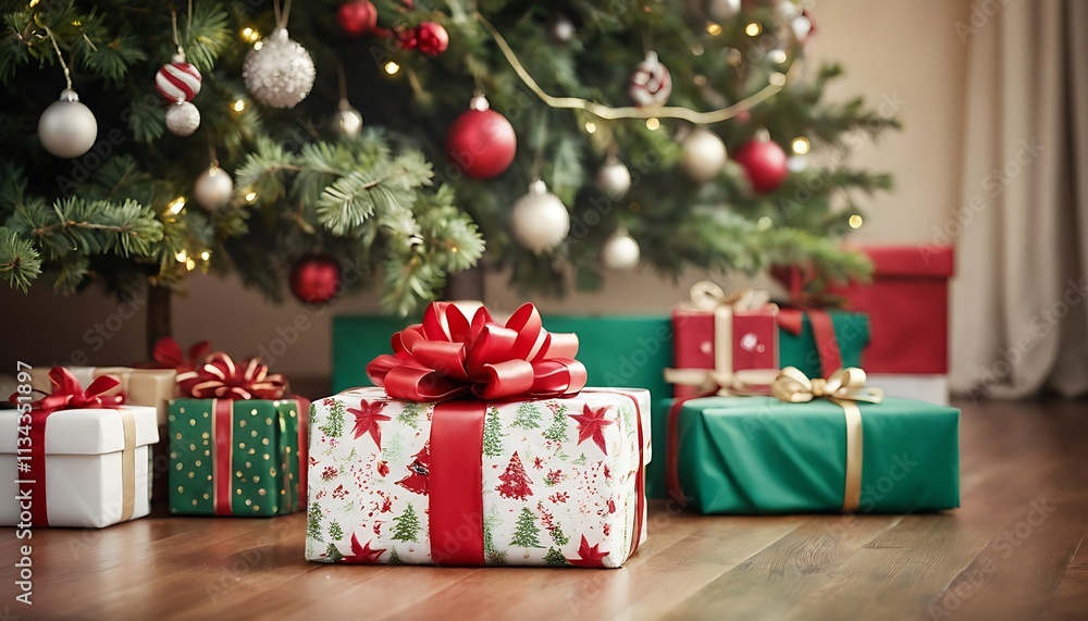 Christmas Presents by Tree Christmas Presents by Tree