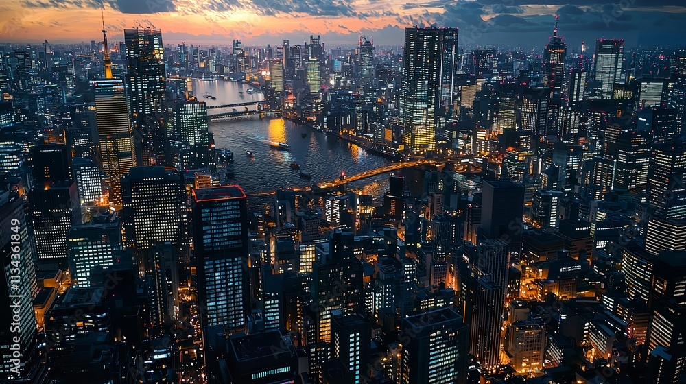 Obraz premium Technology and Design with Grey Digital Pixelation Effects