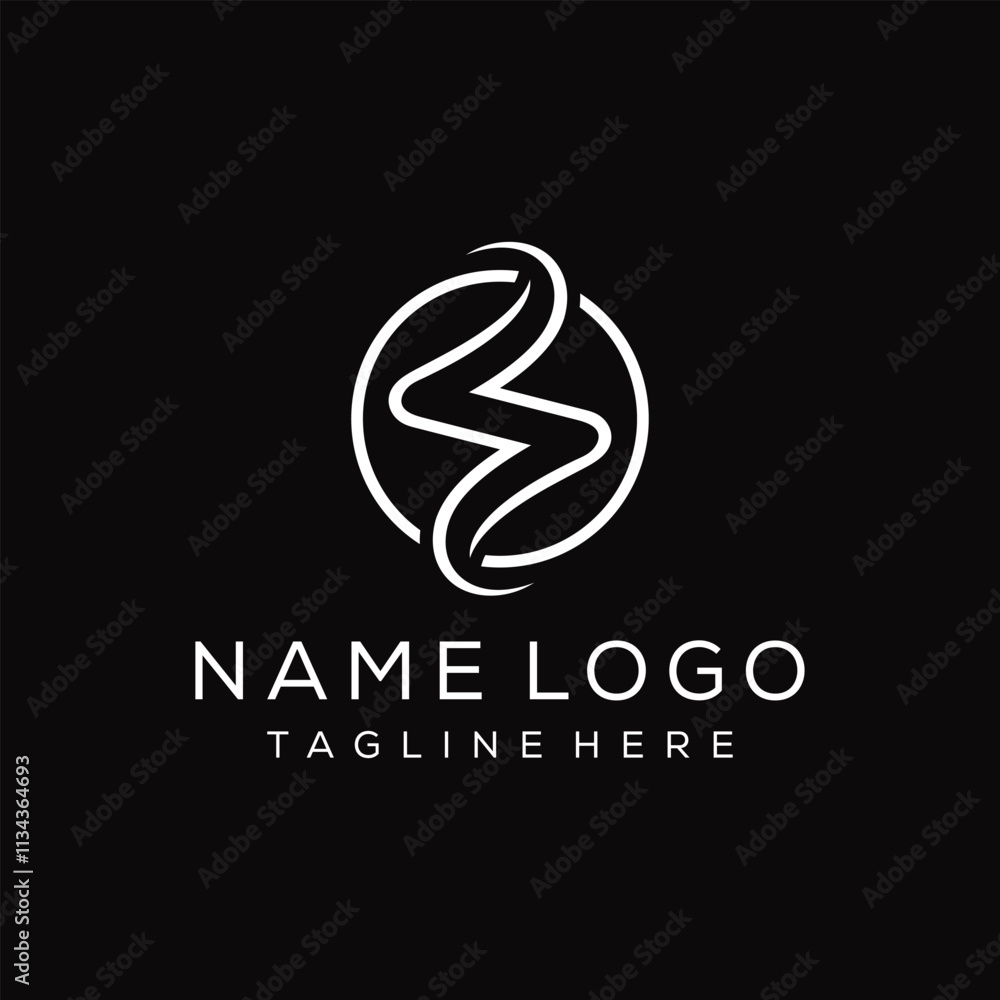 Fototapeta premium simple letter S logo design inspiration