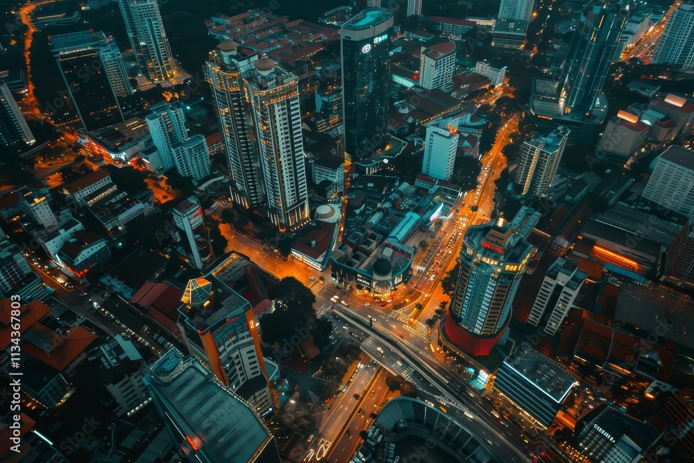 The city glows under the night sky as skyscrapers light up, and busy streets come alive with vehicles and pedestrians in a vibrant urban landscape. The city glows under the night sky as skyscrapers light up, and busy streets come alive with vehicles and pedestrians in a vibrant urban landscape.