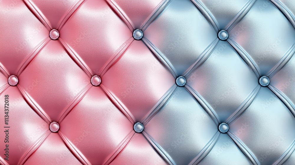 A pink and blue fabric with a diamond pattern A pink and blue fabric with a diamond pattern