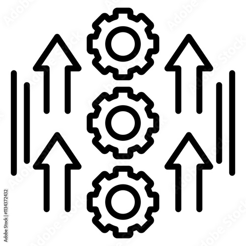 vertical integration single icon